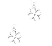 jojofuny 2 Pezzi ciondolo incantesimi gioielli in argento sterling santo fascino regalini festa accessorio per festa collana decorativa st. oggetti di scena di patrick Silver