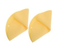 jojofuny 2 Pezzi di Panni per Il Lancio Dell'argilla: Tappetino Assorbente Rotondo con Doppio Foro per Tornio da Vasaio, Accessori per Utensili E Macchine per Ceramica, Forniture per