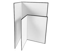 jojofuny 2 Pezzi Di Riflettore Fotografico Per Fotocamera A3/a4 Diffusore Di Luce Pieghevole in Cartone Riflettente Per La Fotografia Di Nature Morte