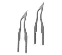 jojofuny 2 Pezzi di Utensili Decorativi per Pirografia Punte per Macchina per Pirografia Utensili Professionali per La Lavorazione del Legno