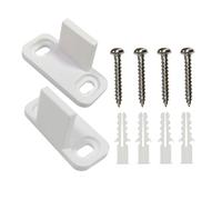 jojofuny 2 Pezzi Guide Pavimento per Porte Scorrevoli da Fienile in Acciaio al Carbonio, Montate a Terra, Guida Inferiore per Porte Scorrevoli da Interno