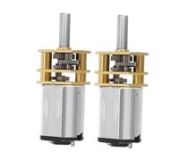 jojofuny 2 Pezzi Motore di Riduzione in Metallo Micro Dc Riduttore di velocità Compatto e Robusto per Giocattoli Elettrici Serrature Elettroniche e Dispositivi Medici