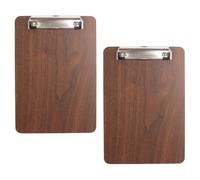 jojofuny 2 Pezzi Porta Menù Supporto Menu Robusto in Legno per Cucina e Sala da Pranzo, Facile da Aprire e Chiudere per Uso Domestico e Professionale