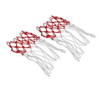 jojofuny 2 Pezzi Rete per Canestro Basket in Poliestere Resistente All'acqua Installazione Facile per Canestri da Basket Standard in Stadi e Palestre