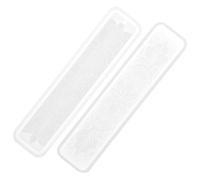 jojofuny 2 Pezzi Stampi Silicone per Creare Segnalibri Fai da Te Mold per Resina Epossidica per Personalizzazione Include Pendenti con Frange Strumenti per e Decorazioni Uniche