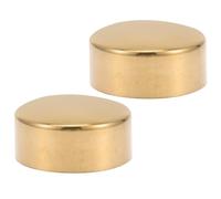 jojofuny 2 Pezzi Tappi Terminali in Acciaio Inossidabile per Corrimano Diametro 50 Mm, Coperture Protettive per Bracciolo Ringhiera Esterno e Interno, Accessori per Finitura Pali e Tubi