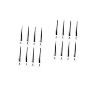 jojofuny 2 Set Accessori per Rivetti Fai da Te Borchie Perno Vite Materiale per Lavoretti Punte Metallo Adornare Rivetti per Cuoio Punta Fai da Te Borchia A Punta Punk Lega Silver 8 Pezzi*2
