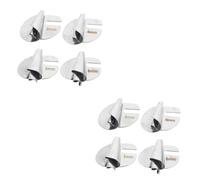 jojofuny 2 Set Bigodino Orlatura Piedino per Orlare Macchina da Cucire Macchina Cucire Pinza Crimpatrice Piccolo Accessorio per Aggraffatrice Legante Tagliacuci 4 Pezzi * 2