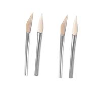 jojofuny 2 Set Coltello Agata Attrezzo Brunitore per Polacco Utensili Attrezzi Gioielli Strumento di Brunitura Portatile Strumenti di Lucidatura Acciaio Inossidabile 2 Pezzi * 2