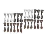 jojofuny 2 Set Delicate Brass Pendants With Jade Buckle Accessories Vintage Crystal Craft For Diy Jewelry Making Colore Casuale Pezzi*2