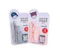 jojofuny 2 Set di Penne Stilografiche Cancellabili Ricaricabili | Plastica e Metallo, Scrittura Fluida e Pratica, per Studenti e Insegnanti, Pennino Vero Colore Casuale