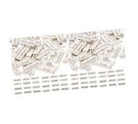 jojofuny 2 Set Etichetta Del Mese Per Fabbricazione Ciondolo Della Collana Ciondolo Gioielli Dodici Mesi Accessorio Fai Da Te Pendenti Di Gioielli Silver Lega 50 Pezzi*2