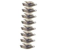 jojofuny 2 Set Keychain A Mano Di Zen Buddha Ornamenti Per Le Pendenti Con Ciondoli Misti Ciondolo A Mano Di Preghiera Piccoli Ornamenti Ciondolo Statua Rame Marrone Chiaro 4 Pezzi * 2