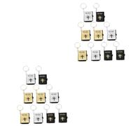 jojofuny 2 Set Portachiavi Bibbia Ciondolo Mini Libro Religioso Regali Per Battesimo E Compleanni Decorativo E Pratico Per Chiavi E Borse 9 Pezzi*2
