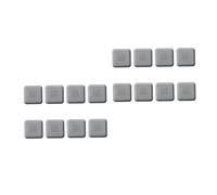 jojofuny 2 Set Tappetino Per Mobili Parola Fu Battiscopa Tappi Tampone Porta Tampone Di Arresto Armadio Adesivo Paraurti Della Maniglia Della Porta Fermate Gel Di Silice Grey 8 Pezzi * 2