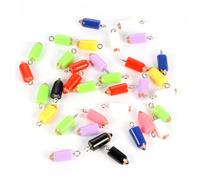 jojofuny 20 pezzi Charm Pendente Fai da Te Punta Matita Colorata in Resina per Gioielli Accessori Creativi per Collane Bracciali Portachiavi e Decorazioni Personalizzate
