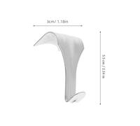 jojofuny 20 Pezzi Ganci a S per Binario Appendiquadri in Lega di Zinco Ganci per Modanature per Quadri e Cornici Supporto Stabile per Gallerie Esposizioni e Decorazioni da Parete