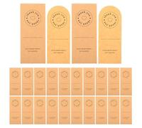 jojofuny 200 Pezzi Adesivi Kraft Thank You con Colla Forte Etichette Decorative per Regali Scatole e Imballaggi Feste Facili da Rimuovere Senza Residui per Piccole Imprese e Confezioni