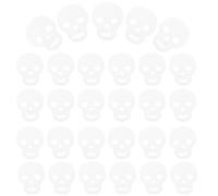 jojofuny 200 Pezzi Coriandoli come Riempitivi a Forma di Teschio Bianco di Carta Halloween, Facili da Usare per Decorazioni Tavolo per Feste e Hotel