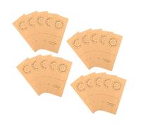 jojofuny 200pezzi Etichette di Ringraziamento in Carta Kraft Appreciate You Adesivi per Confezioni Regalo Feste Piccole Imprese