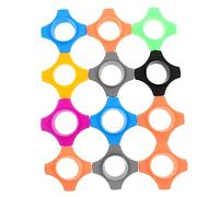 jojofuny 20pezzi Protezione Silicone Per Microfoni Wireless Antiscivolo e Anti-rotolamento Per Ktv Conferenze e Eventi Dal