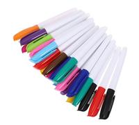 jojofuny 24 Pezzi 24 Pennarelli Cancellabili a Secco Colorati, Punta Fine, Inchiostro a Base D’olio, Confezione per Lavagna Bianca, per Scuola, Ufficio e Riunioni