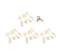 jojofuny 28 pezzi Tagli Legno Non Finito Animali Oceano per Pittura e Decorazioni Artigianali Fette Legno Durevoli Doppia Superficie Liscia per Feste Compleanni e Progetti Creativi