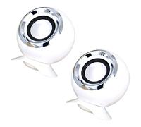 jojofuny 2pezzi Altoparlante USB per Computer da Altoparlante Multiuso Creativo Scatola Vocale Compatta qualità del Suono Eccellente e Resistenza