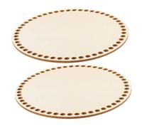 jojofuny 2Pezzi Base Legno per Borse Fai da Te Fondo per Uncinetto Resistente e Versatile per Creazioni Artigianali Adatta Diverse Trame e Colori