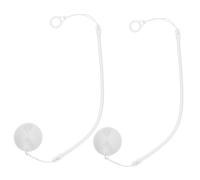 jojofuny 2pezzi Catena Di Sicurezza Per Penna Con Base Silicone Supporto Antifurto Per Ufficio e Punti Organizzatore Di Penne Fissato Facile Installazione e Uso Versatile