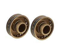 jojofuny 2pezzi Coperture Dei Bruciatori Per Gas Coperture Ricambio Per Gas Resistenti Alle Temperature in Metallo Design Integrato Per Moderne Facile Da Pulire