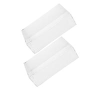jojofuny 2pezzi Coprimouse Acrilico Trasparente Protezione Antipolvere Per Mouse Compatibile Con Vari Custodia Resistente Per e Casa