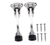 jojofuny 2pezzi Fermaporta per Porta in Lega di Zinco Supporto per Porta Scatto Protezione per Parete e Base Ampia per Dispersione Impatto Facile Installazione