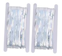 jojofuny 2pezzi Frange in Pet Per Decorazione Di Festa Per Compleanni Matrimoni Natale e Eventi Speciali Per Pareti Finestre e Zone Di Intrattenimento