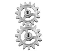 jojofuny 2pezzi Ingranaggio in Metallo per Girarrosto di Ricambio per Attrezzatura per Componente del Motore Rotante Automatico Accessori per Telaio Rotante Fai da Te