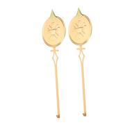 jojofuny 2pezzi Pendolo Metallico per Orologi Pendolo Tradizionali Parti di Ricambio per Riparazioni di Orologi Parete Accessori per Fai Te con Design Elegante e Robusto
