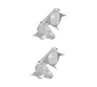 jojofuny 2pezzi Pinze per Immersione Ceramica Acciaio Inossidabile Design Ergonomico per Applicazione Precisa Smalti e Colori per Progetti Ceramica e Scultura Argilla