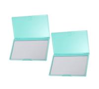 jojofuny 2pezzi Scatola da Cucito con Supporto Magnetico Quadrata Contenitore per Spilli da Cucito Custodia per Aghi Riutilizzabili Organizzatore Portatile per Casa e Trapunte