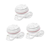 jojofuny 3 Pezzi Mini lavatrice portatile portable washing machine washing machine portatile Lavatrice USB piccolo piccola lavatrice lavatrici portatili mini rondelle addominali bianca