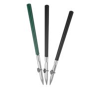 jojofuny 3 Pezzi Penna Regolabile per Disegno Linee Dritte in Materiale Speciale Nero, Set Dimensioni S per Calligrafia e Mascheratura in Disegni Tecnici