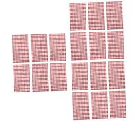 jojofuny 3 Set Adesivi di Strass Scintillare Adesivi Decorativi per L'artigianato Gioielli per Il Viso Autoadesivi Adesivi Gemma Nome Mestiere Gemme Adesive Sfuse Rosso Acrilico 6 Fogli*3