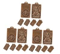 jojofuny 3 Set Decorazione Di Lanterna Zodiacale in Ottone Ciondolo Retrò Fai Da Te Ciondoli Per La Creazione Di Gioielli Portachiavi Ciondolo Fascino Dei Gioielli Ciondolo Chiave 6 Pezzi*3