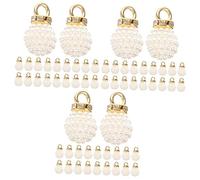 jojofuny 3 Set Ornamento A Sospensione Perla Collane Ciondoli Di Perle Per La Creazione Di Gioielli Fascino Dell'orecchino Accessori Per Orecchini Fai Da Te Lega 20 Pezzi * 3