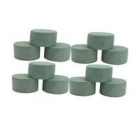 jojofuny 3 Set Pasta da Taglio Schiuma Quadrata Densa Piccoli Fiori Artificiali Fiori per Il Giardino Schiuma Floreale Presa Piante Assorbi umidità Mattoni Blocchi Plastica Green 12 Pz*3