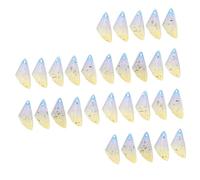 jojofuny 3 Set Piccolo Ciondolo Pendente Chiave Incantesimi Fatati Ciondoli Carini Per Ala Fabbricazione Gioielli Dell'amicizia Ciondolo Braccialetto Resina 10 Pezzi * 3