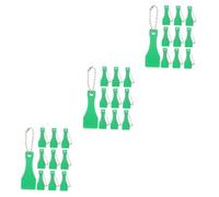 jojofuny 3 Set Raschietti Piccoli Plastica Resistenti con Portachiavi Strumenti Portatili per Grattare Biglietti della Lotteria Facili da Trasportare E Usare per Ticket Scratch 10 Pezzi * 3