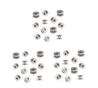 jojofuny 3 Set Rotative Metallo per Macchine da Cucire Domestiche Compatibile con Singer Brother E Altri Spessore Durabilità 10 Pezzi*3