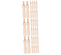 jojofuny 3 Set Strumento per Manico in Legno Dell'ago del Punzone Forniture per Infeltrimento Strumenti E Forniture per Infeltrire Manici per Punzoni di Legno 15 Pezzi * 3