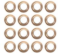 jojofuny 30 Pezzi Tappo di Ricambio per Profumo Collare Metallico 15 Mm | Argento, per Colli Bottiglia da 15mm, Tenuta Migliorata, Accessorio per Viaggio e Uso Quotidiano