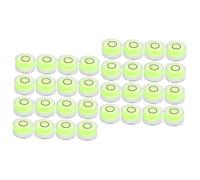 jojofuny 32pezzi Spiritico Plastica Circolare Da Bubble Level Verde Per Livellamento Di Superfici Alta Precisione e Resistente Strumento Di Misurazione Per Fotocamera Treppiede e Telescopio